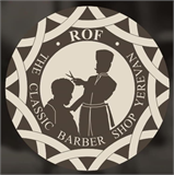ROF barbershop logo