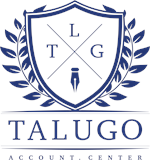 TALUGO ACCOUNT. CENTER logo
